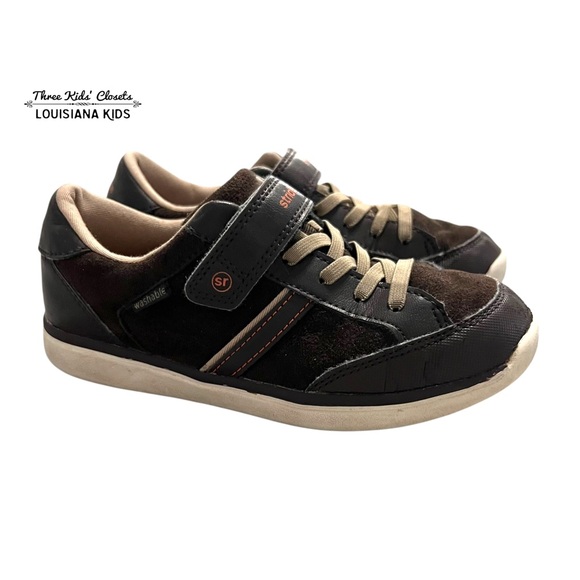 Stride Rite Other - Stride Rite Sz 1M Boys Made 2 Play Cory Brown & Tan Sneakers Athletic Shoes